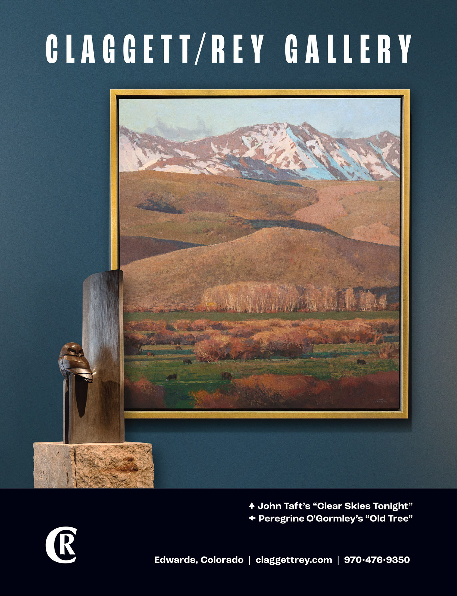 An ad for the two artist